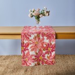Bonnie and Neil | Table Runner | Poinsettia Red